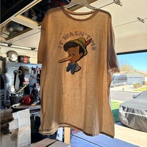 Disney Beige Graphic Tee